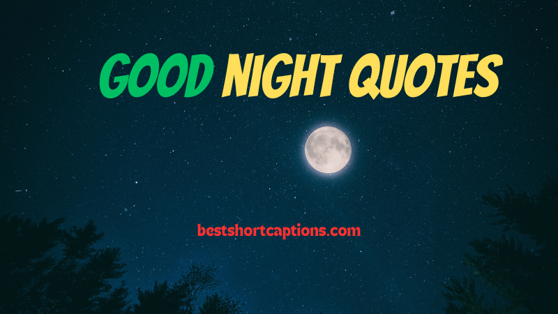 100+Best good night family and friends quotes - bestshortcaptions.com