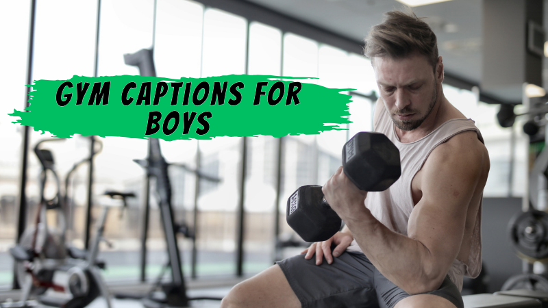Gym captions for Boys