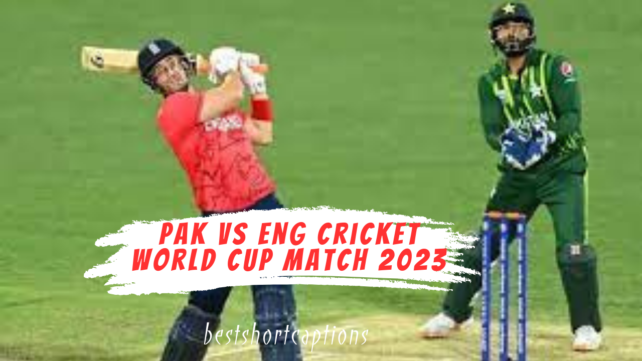 Pak vs eng Cricket World Cup Match 2023
